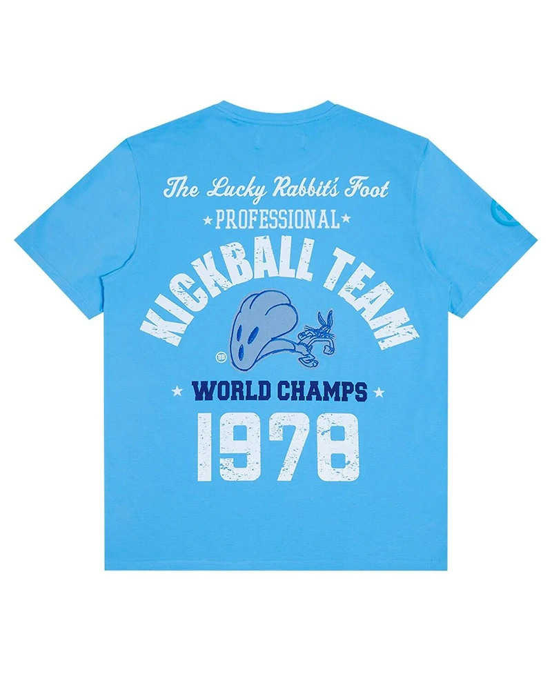 Freeze Max Men's Blue Looney Tunes Kickball Team T-Shirt