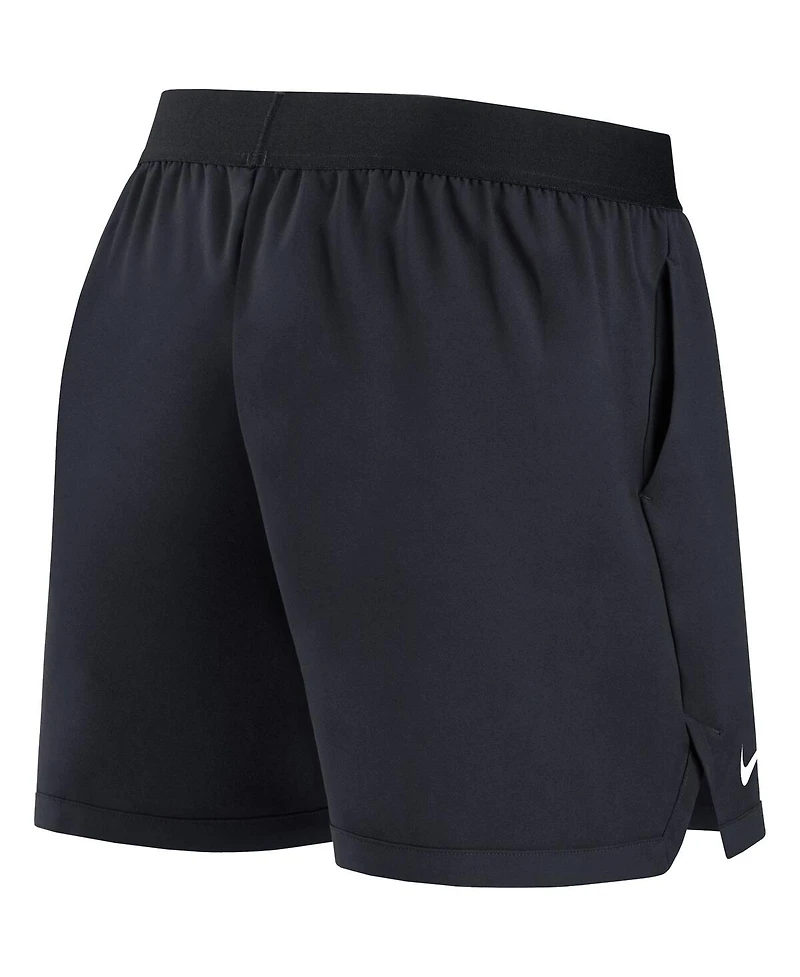Nike Women's Navy Washington Nationals Authentic Collection Flex Vent Max Performance Shorts