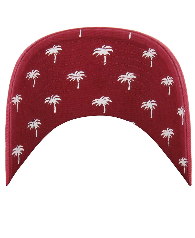 '47 Brand Women's Red Miami Heat Confetti Under Visor Clean Up Adjustable Hat