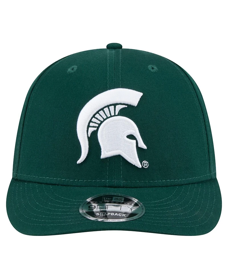 New Era Men's Green Michigan State Spartans Low Profile 9FIFTY Snapback Hat