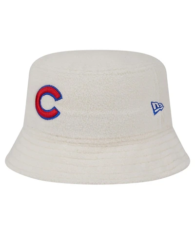 New Era Women's White Chicago Cubs Chrome Cozy Bucket Hat