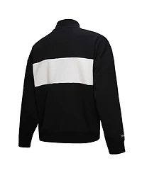 Mitchell & Ness Women's Black Boston Red Sox Quarter-Zip Pullover Top