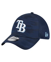 New Era Men's Navy Tampa Bay Rays Subtle Camo 39THIRTY Flex Hat