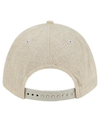 New Era Men's Beige Pittsburgh Pirates Cotton Weave M-Crown A-Frame 9FORTY Adjustable Hat