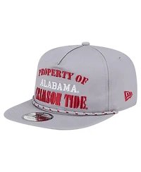 New Era Men's Gray Alabama Crimson Tide Golfer Vintage Adjustable Hat