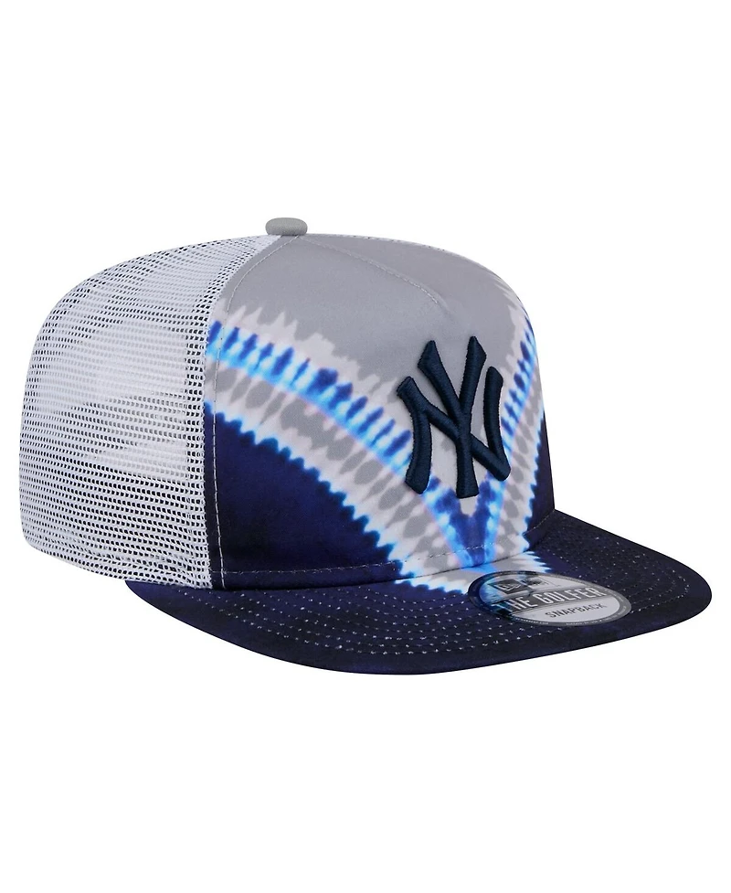 New Era Men's New York Yankees Tie-Dye Golfer Trucker Adjustable Hat