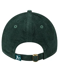 New Era Women's Green Athletics Corduroy 9TWENTY Adjustable Hat