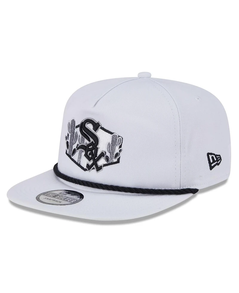 New Era Men's White Chicago White Sox 2025 Spring Training Palm Golfer Snapback Hat