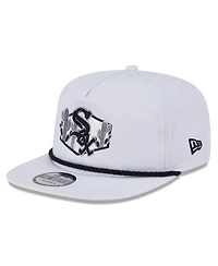 New Era Men's White Chicago White Sox 2025 Spring Training Palm Golfer Snapback Hat