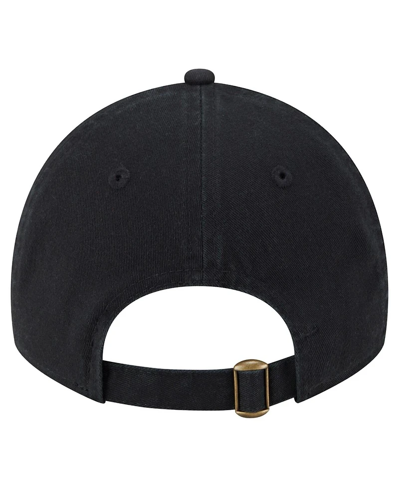 New Era Women's Black Colorado Rockies Preppy Team 9TWENTY Adjustable Hat
