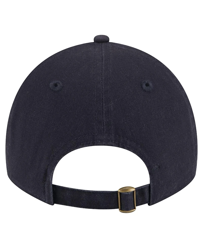 New Era Women's Navy Atlanta Braves Preppy Team 9TWENTY Adjustable Hat