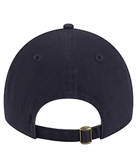 New Era Women's Navy Atlanta Braves Preppy Team 9TWENTY Adjustable Hat