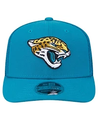 New Era Men's Teal Jacksonville Jaguars Main Trucker 9SEVENTY Stretch Snap Hat