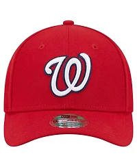 New Era Big Boys and Girls Red Washington Nationals Player Replica 9FORTY Adjustable Hat