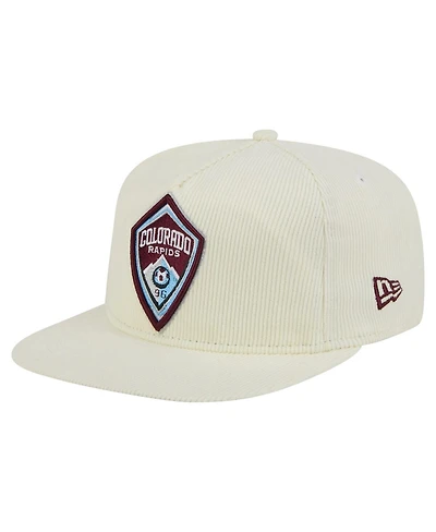 New Era Men's Cream Colorado Rapids 2025 Kickoff Snapback Golfer Hat
