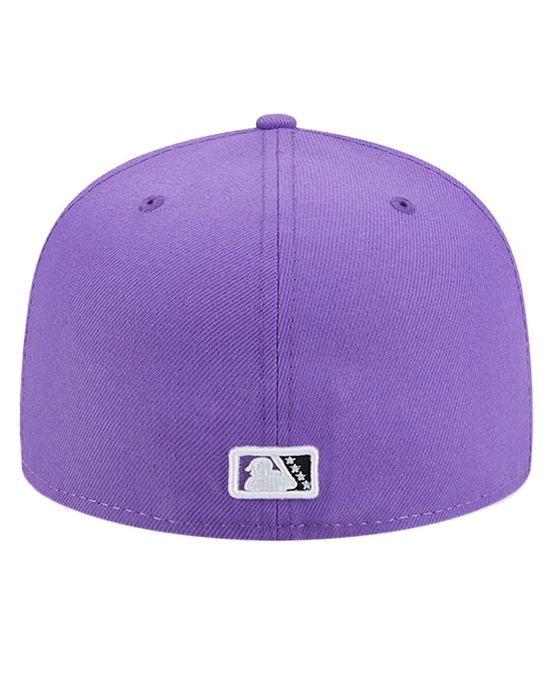 New Era Men's White/Purple Corpus Christi Hooks Copa de la Diversion 59FIFTY Fitted Hat