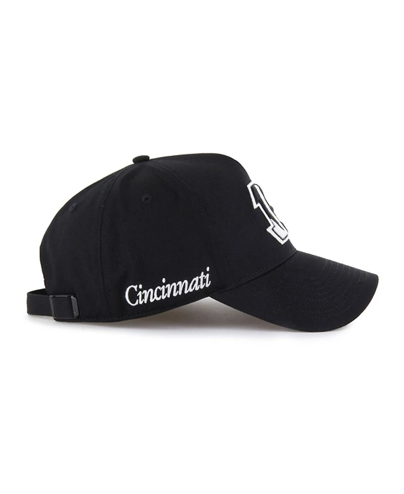 '47 Brand Men's Black Cincinnati Bengals Foundation Offside Adjustable Hat