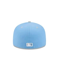New Era Men's Light Blue Wisconsin Timber Rattlers Theme Nights 59FIFTY Fitted Hat