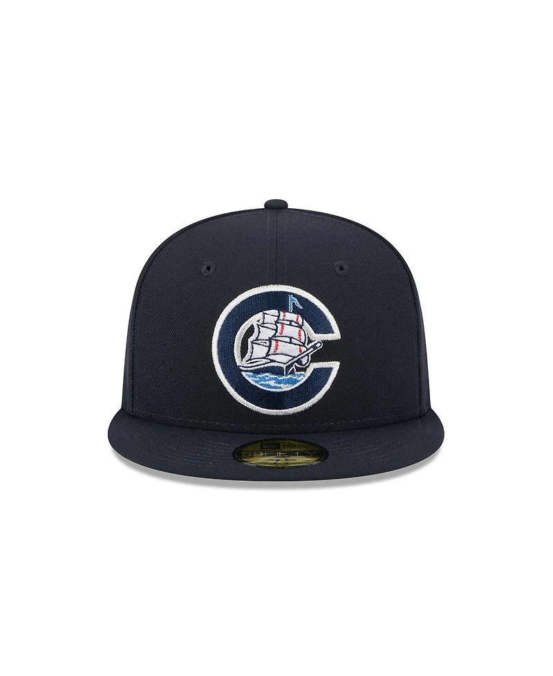 New Era Men's Navy Columbus Clippers Theme Nights 59FIFTY Fitted Hat
