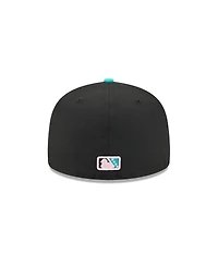 New Era Men's Black Bowie Baysox Theme Nights 59FIFTY Fitted Hat