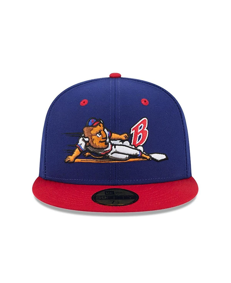 New Era Men's Dark Blue Buffalo Bisons Theme Nights 59FIFTY Fitted Hat