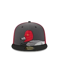 New Era Men's Gray Aberdeen IronBirds Theme Nights 59FIFTY Fitted Hat
