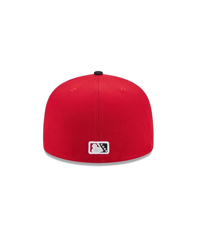 New Era Men's Red Richmond Flying Squirrels Theme Nights 59FIFTY Fitted Hat