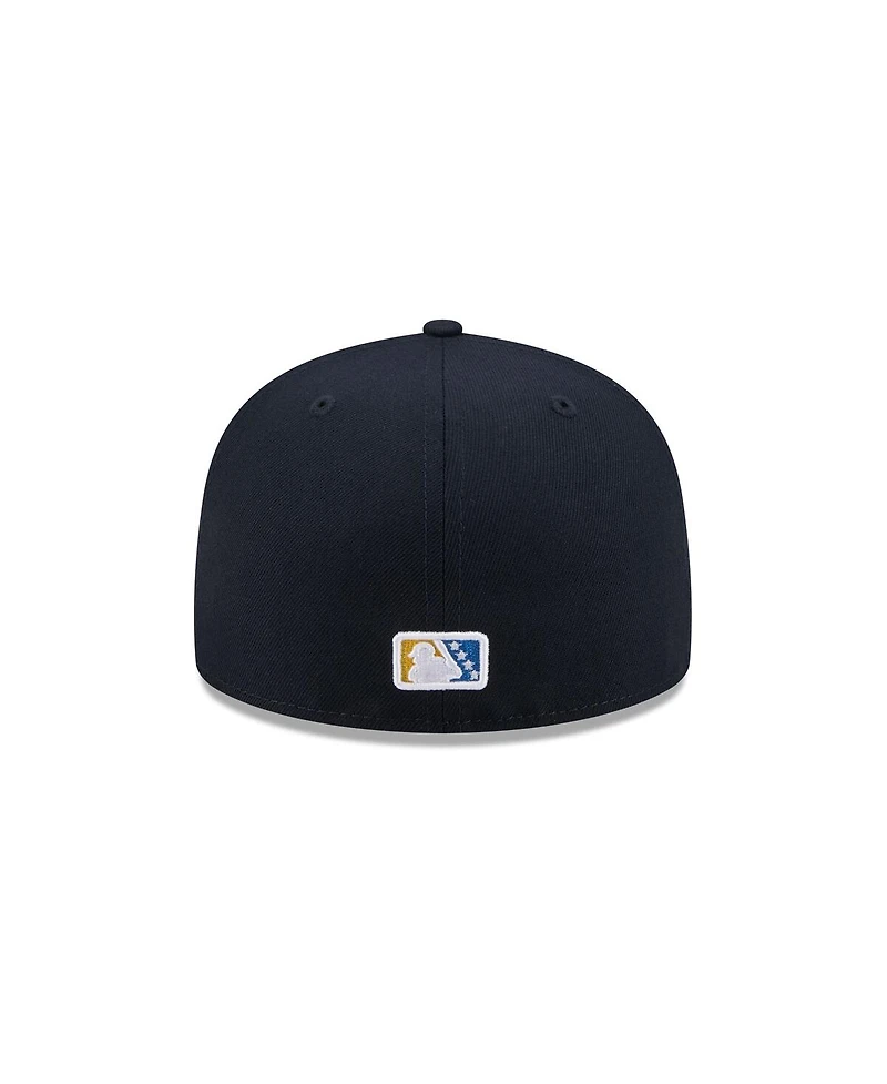 New Era Men's Navy Myrtle Beach Pelicans Theme Nights 59FIFTY Fitted Hat