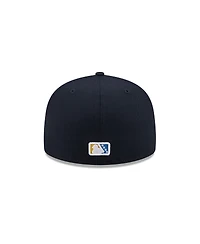 New Era Men's Navy Myrtle Beach Pelicans Theme Nights 59FIFTY Fitted Hat