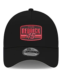 New Era Men's Black Tyler Reddick 9FORTY A-Frame Patch Adjustable Hat