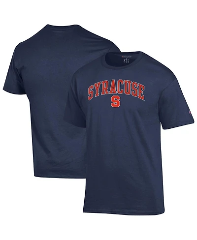 Champion Men's Navy Syracuse Orange Arch Over Logo T-Shirt