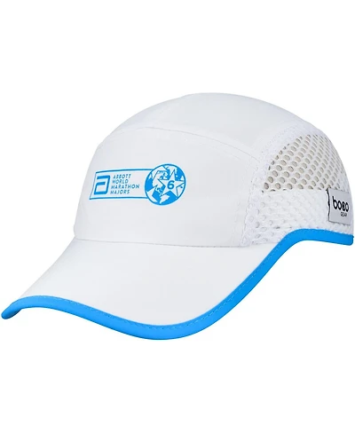 Boco Gear Men's and Women's White World Marathon Majors Running Mesh Adjustable Hat