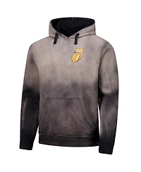 Sportiqe Men's and Women's Gray Rolling Stones x Los Angeles Lakers Collab Pullover Hoodie