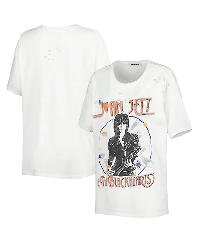 Daydreamer Women's White Joan Jett Graphic T-Shirt