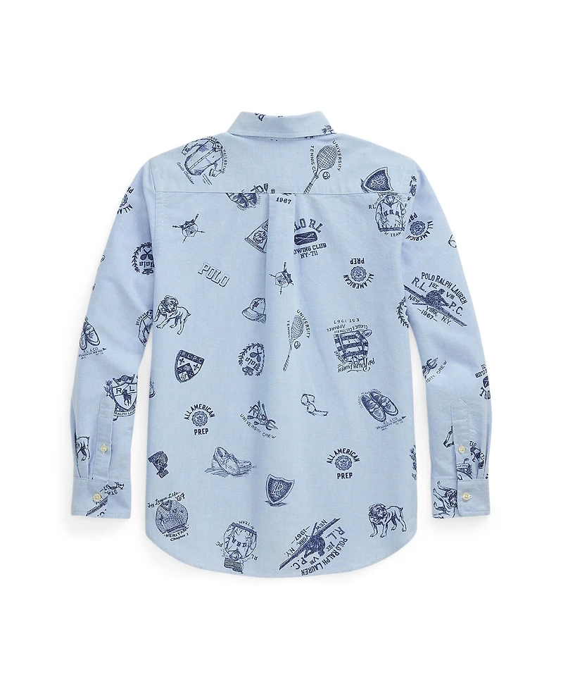 Polo Ralph Lauren Big Boys Oxford Graphic Shirt