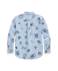 Polo Ralph Lauren Big Boys Oxford Graphic Shirt