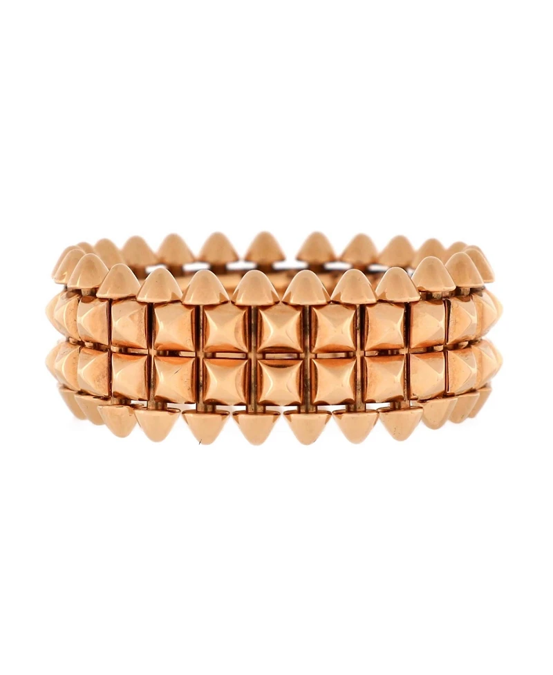 Pre-Owned Cartier Double Row Clash de Cartier Ring 18K Rose Gold