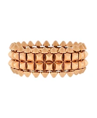 Pre-Owned Cartier Double Row Clash de Cartier Ring 18K Rose Gold