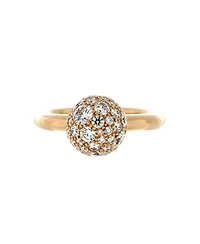 Pre-Owned Tiffany & Co. 8mm HardWear Ball Ring 18K Rose Gold and Diamonds