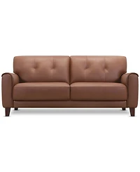 Ashlinn 82" 2 Seat Leather Sofa, Exclusively at Macy's