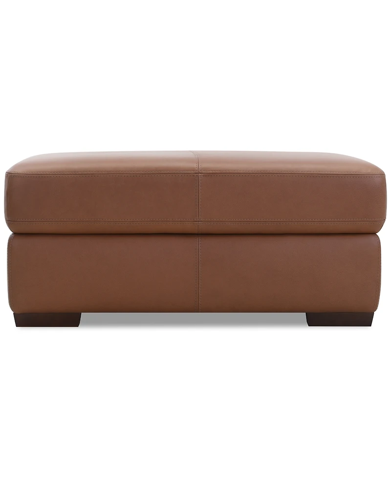 Ashlinn 43" Leather Storage Bench Ottoman, Exclusively at Macy's