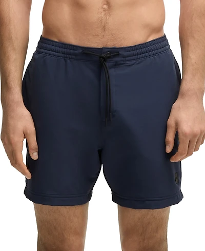 Boss by Hugo Men's Logo Badge Swim Shorts
