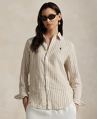 Polo Ralph Lauren Women's Classic-Fit Striped Linen Shirt