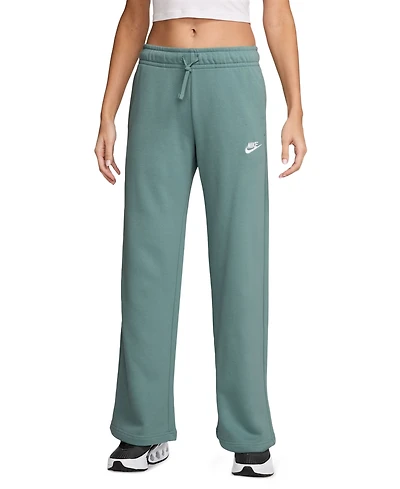 Nike Women's Sportswear Club Fleece Mid-Rise Wide-Leg Sweatpants