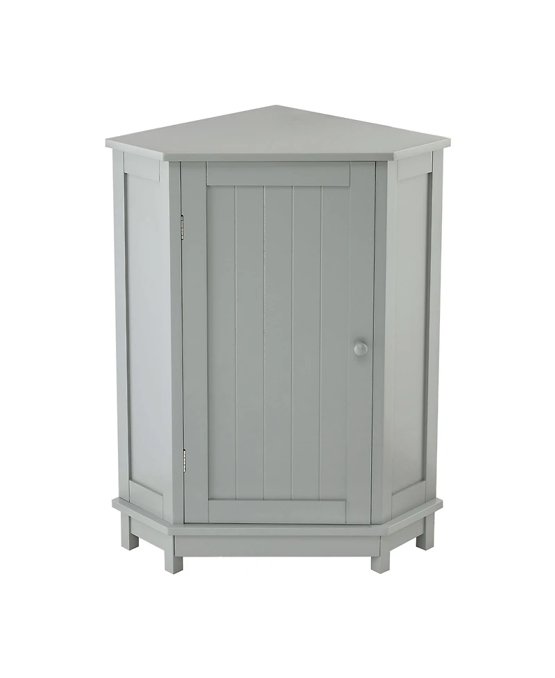 Casainc 31.4"H Triangle Corner Bathroom Cabinet, Adjustable Shelf