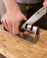 Zwilling Twinsharp Duo Stainless Steel Handheld Knife Sharpener