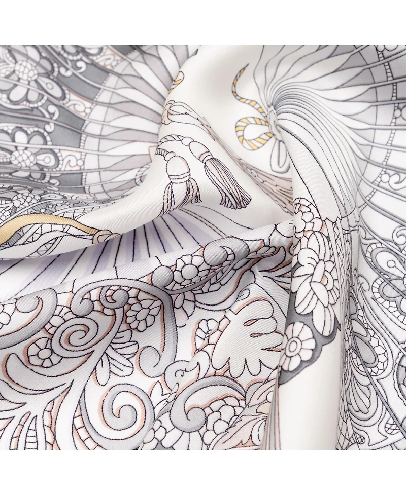 Venetian Fan - Silk Bandana for Women