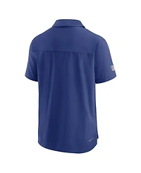 Nike Men's Royal New York Giants 2022/23 Sideline Lockup Performance Polo Shirt
