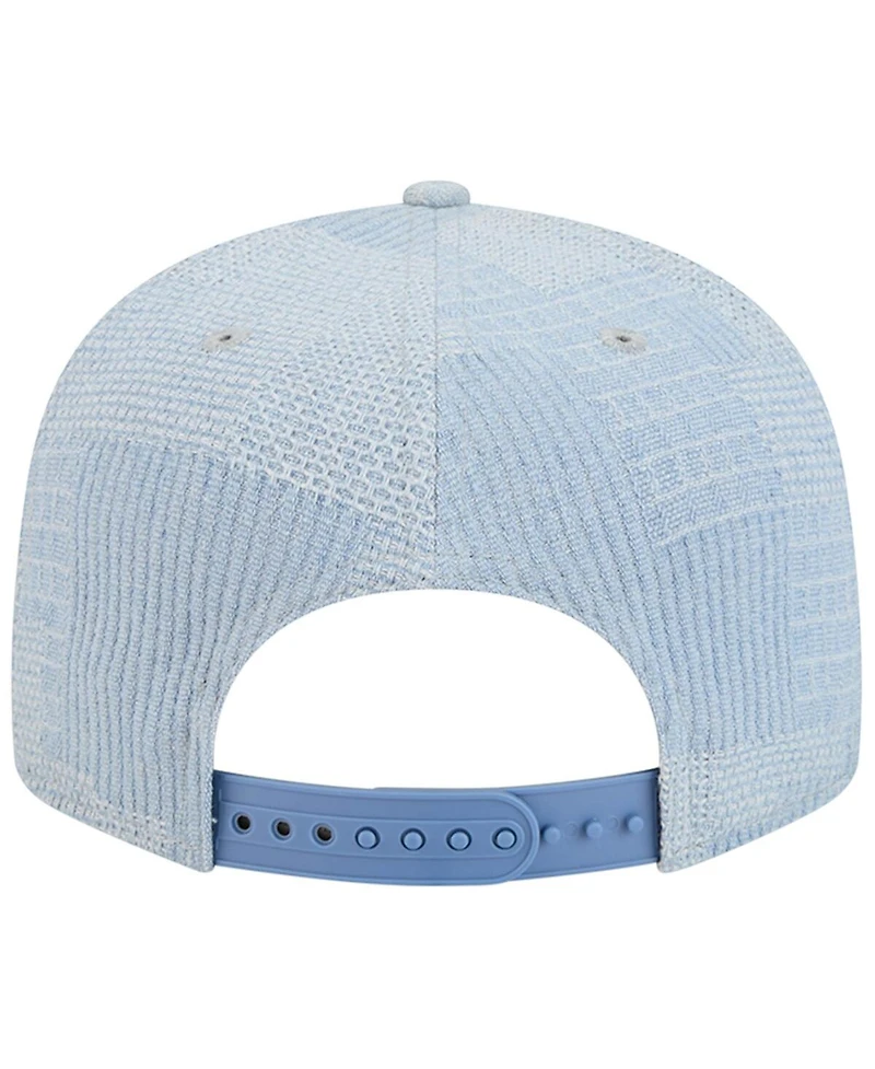 New Era Men's Denim Chicago Bulls Injection Denim Patchwork 9FIFTY Snapback Hat