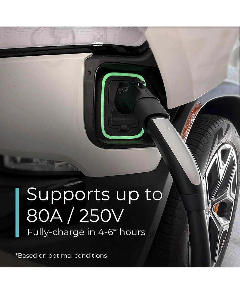 Lectron Tesla to J1772 Charging Adapter, Max 80 Amp & 250V